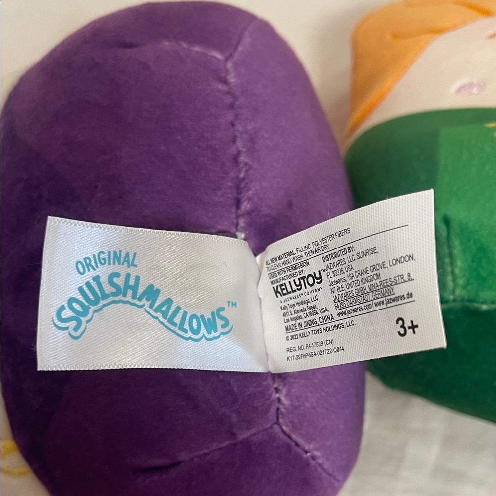Squishmallows Hocus Pocus Trio - Purple, Orange, Green - Picture 5 of 5